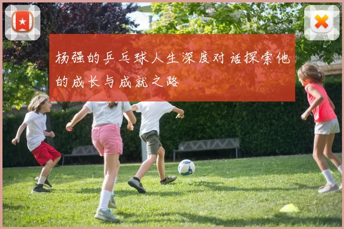 杨强的乒乓球人生深度对话探索他的成长与成就之路